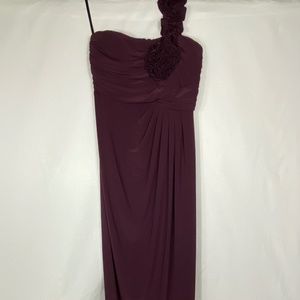 Y2K Petite One Shoulder Long Evening Gown